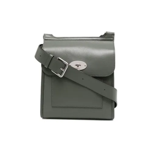 Mulberry Кожа Сумка через плечо Мужская Зеленая