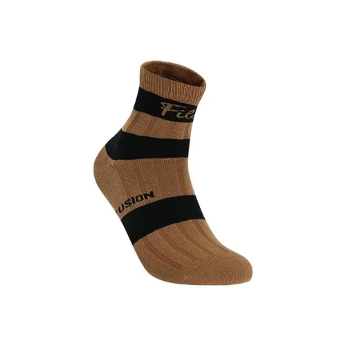 FILA FUSION INLINE Носки Crew Унисекс 1 упаковка Коричневый Кофейный