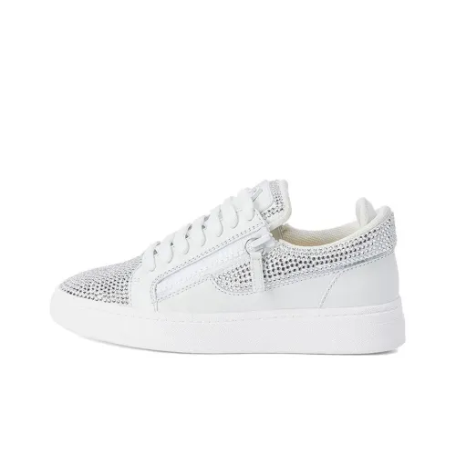 Giuseppe Zanotti GZ Gz94 Low Топ Скейтборд Кроссовки Женские Белые