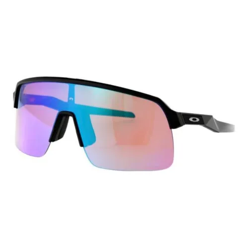 Oakley Ацетат Нерегулярная форма Солнцезащитные очки Мужской Черный