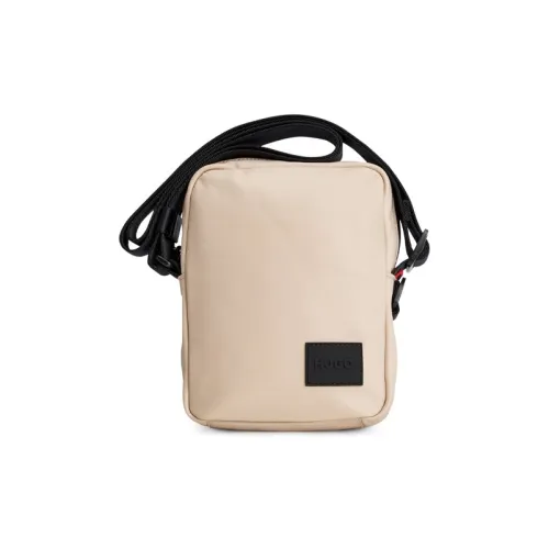 Hugo Boss Переработанный полиэстер Сумка через плечо Мужская Светлый бежевый