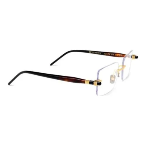 KUBORAUM Металлические ацетатные оправы для очков прямоугольной формы унисекс коричневый