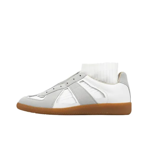 Maison Margiela Низкие кроссовки для скейтбординга Мужские Белые