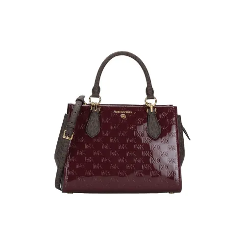 MICHAEL KORS Marilyn Лакированная кожа Сумка Сумка через плечо Сумка через плечо Средний Женская Бургунди