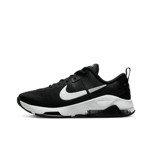 Nike Zoom Bella 6 Устойчивый к истиранию Дышащий Низкий Топ Тренировочные Беговые кроссовки Женские Черные