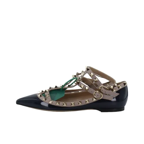Valentino Rockstud Женские повседневные туфли Темно-синий Женские