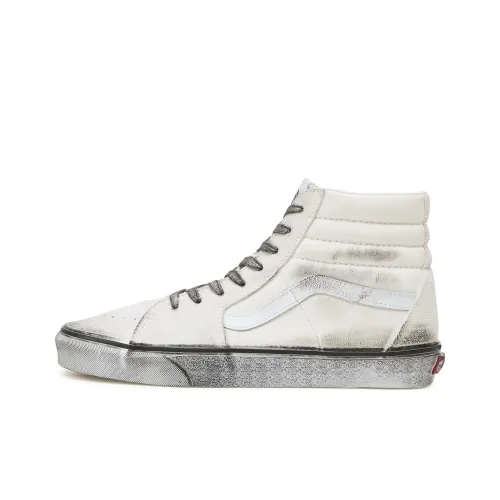 VANS SK8 Устойчивые к истиранию высокие кроссовки для скейтбординга унисекс белые