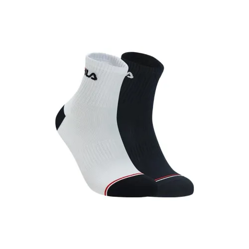 FILA 2 упаковки стандартных белых + легендарных синих мужских носков MID до икры