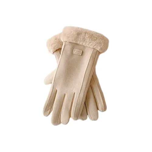 Youyoulan Полиэфирный трикотаж Перчатки Женские