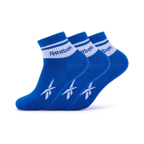 Reebok 3 шт. Синие Унисекс Носки