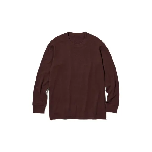 UNIQLO Темно-красные Мужские Термофутболки