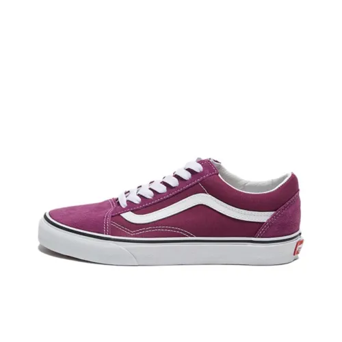 Vans Old Skool Устойчивые к истиранию Низкие Кроссовки для скейтбординга Унисекс Фиолетовые