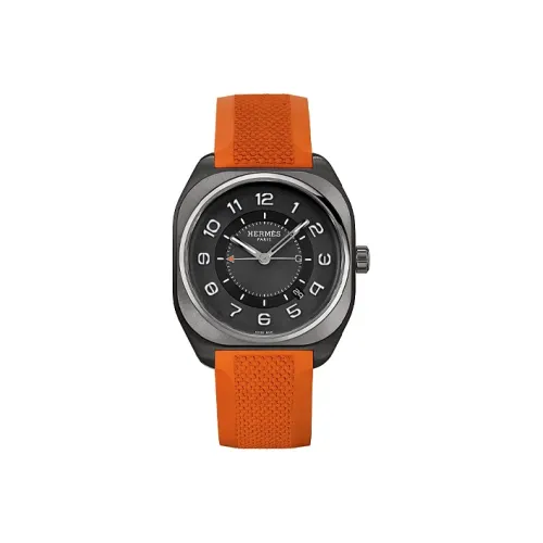 HERMES Автоматический Механический Механизм Мужские Часы 39 мм Серый