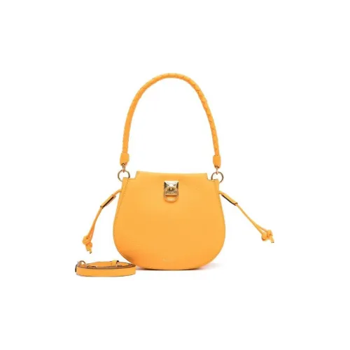 Mulberry Телячья кожа Сумка Мини Женская Желтая