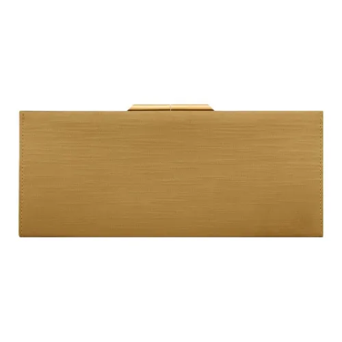 SAINT LAURENT Хлопок Портативный Одно Плечо Клатч Маленький Женский Золотой