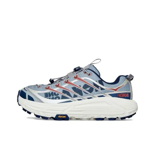 HOKA ONE ONE Mafate Three 2 Low Топ Беговые кроссовки Унисекс Каменный серый