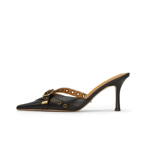 Tony Bianco Домашние тапочки 8 см Женские Черный