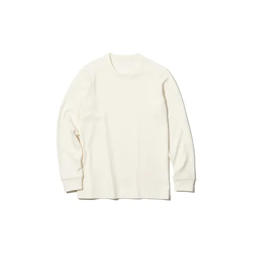 UNIQLO Сливочный Мужской Термофутболки