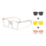 Прозрачный чай (с плоской подошвой, световые анти-синие линзы)