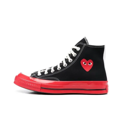 CDG Низкий топ Скейтборд Кроссовки Мужские Черные