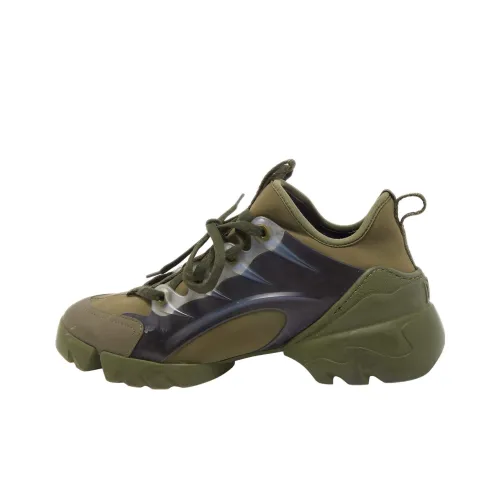 DIOR D Connect Покрытие Увеличение Высоты Низкий Топ Повседневная Обувь Женская Хаки