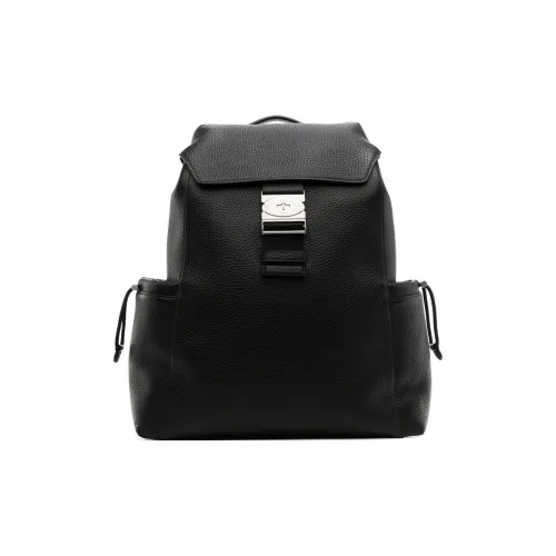 Mulberry Кожа Рюкзак Мужской Обсидиан Черный