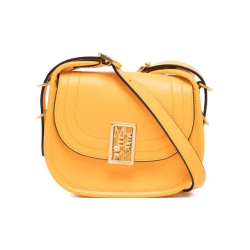 Mulberry Телячья кожа Сумка через плечо Мини Женская Светло-желтая