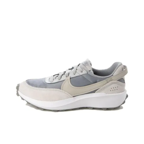 Nike Waffle Debut Устойчивый к истиранию Дышащий Низкий Топ Повседневная обувь Унисекс Серый