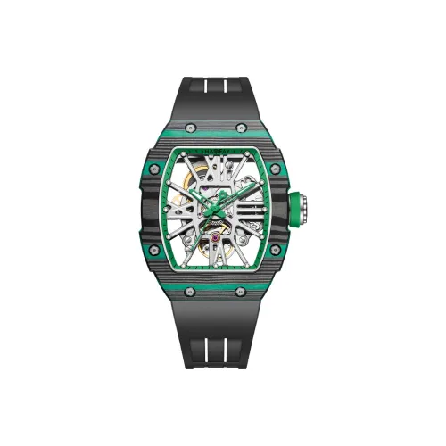 HaofaTourbillon Автоматический Механический Механизм Часы Женские Белый Циферблат