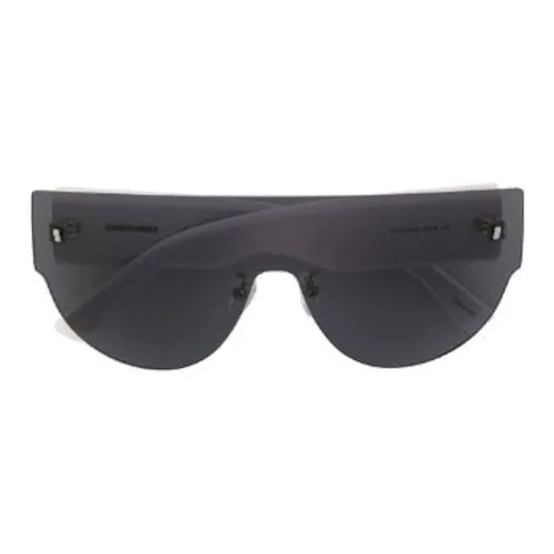 DSQUARED 2 Ацетат Нерегулярная форма Солнцезащитные очки Мужской Черный