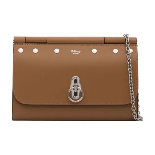 Mulberry Телячья кожа Одно плечо Через плечо Клатч Женские CAMEL