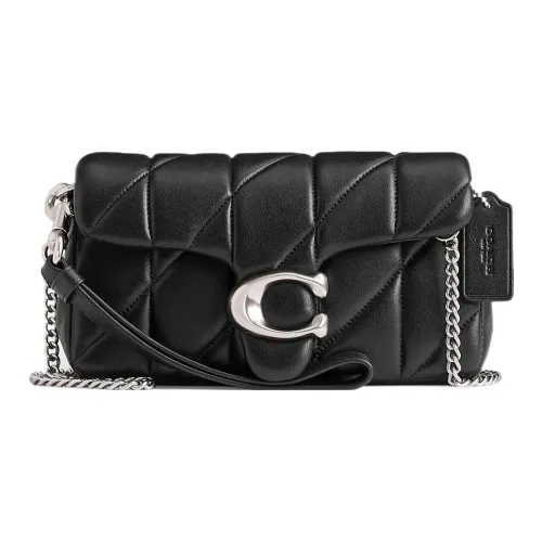 COACH Tabby Напп-Кожа Сумка через плечо Маленькая Женская Черная