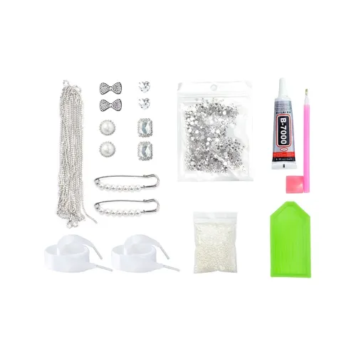 BAGNOREGIO Фальшивая драгоценность обувь пара искусственный жемчуг кружевная обувь искусственный кристалл искусственный кристалл цепочка аксессуары для обуви унисекс