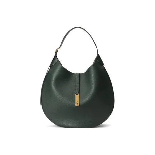 Polo Ralph Lauren Сумка через плечо из коровьей кожи женская зеленая