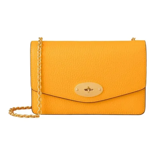 Mulberry GRAIN LEATHER Сумка через плечо Сумка на плечо Маленькая Женская Оранжевая