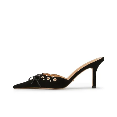 Tony Bianco Домашние тапочки 8 см Женские Черный