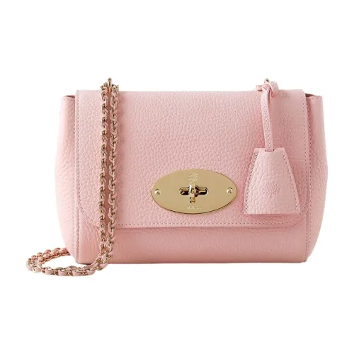 Mulberry Lily Коровья кожа Сумка через плечо Сумка на плечо Женская Розовая