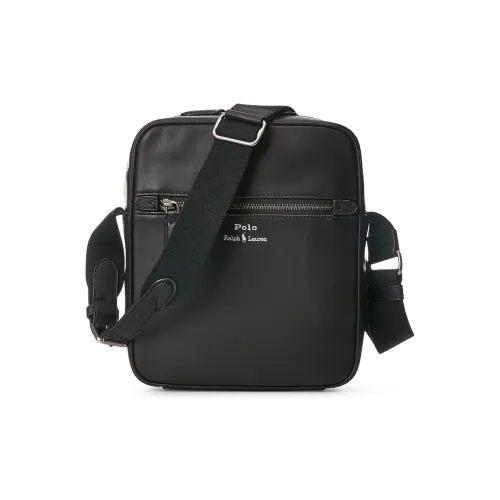 Polo Ralph Lauren Сумка через плечо из коровьей кожи Мужская Черная