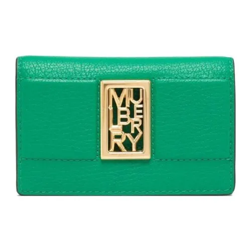 Mulberry Кожа Нижняя заколка On Кошелек Женские Зеленый