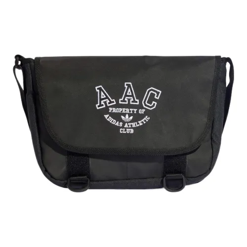 Adidas Originals Полиэстер Курьерская Сумка Сумка через плечо Унисекс Черная