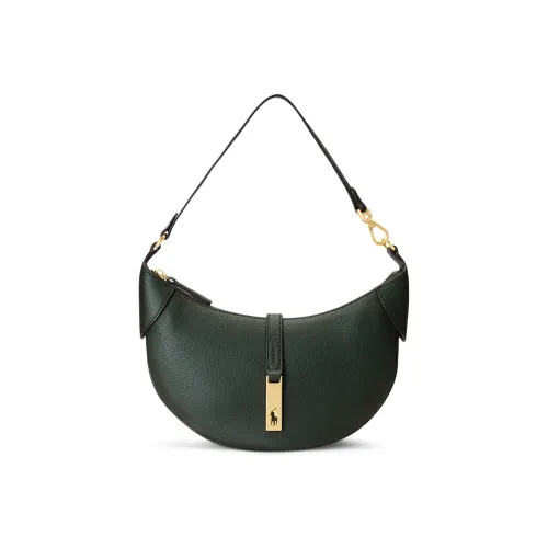 Polo Ralph Lauren Polo ID Коровья кожа Сумка через плечо Женская Зеленая