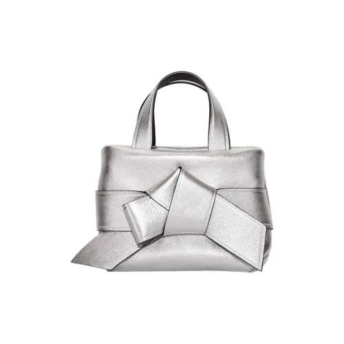 Acne Studios Musubi Lambskin Tote Bag Shopping Bag Crossbody Bag Mini Bag Women's Silver