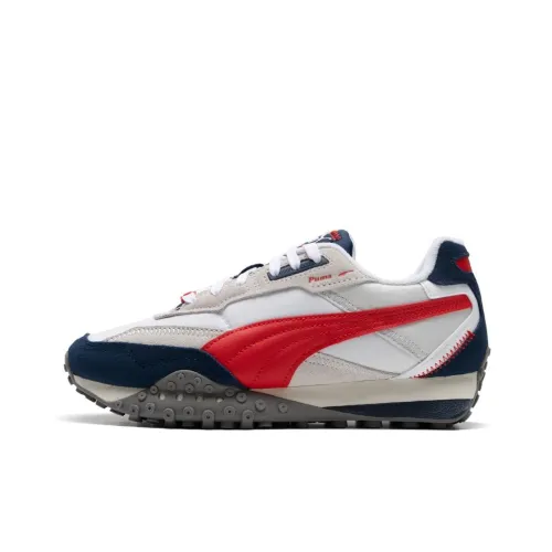 PUMA Blktop Rider Повседневный Низкий Топ Бежевый Красный Унисекс