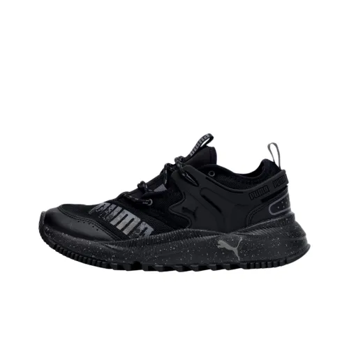 PUMA Pacer Future Амортизация и Дышащие Низкие Кроссовки для Бега Женские Черные