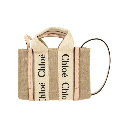 Chloe Древесные Льняная ткань Цвет холста с Яркий Телячья кожа