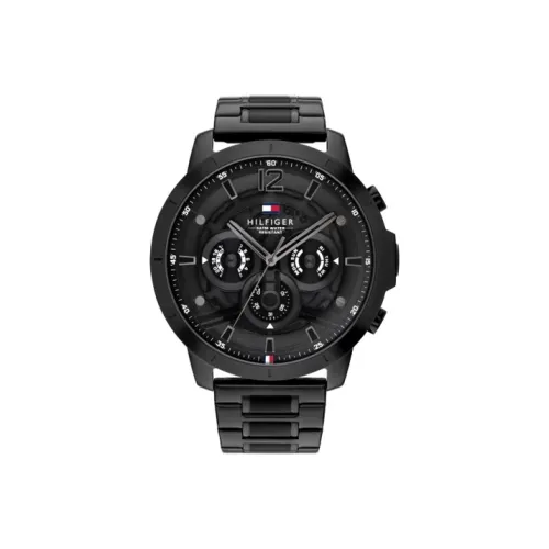 MOVADO Кварцевый механизм Мужские часы Часы 50 мм Черный циферблат Корпус из нержавеющей стали