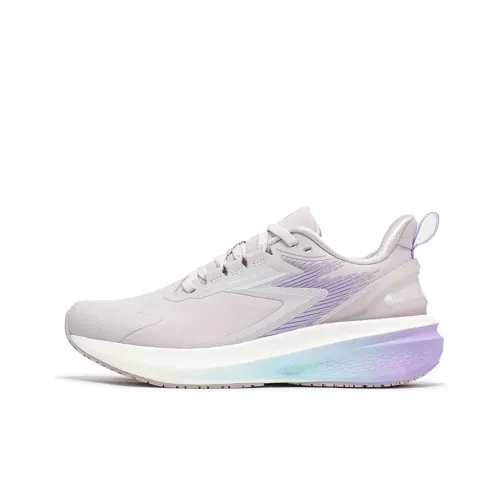 361° Rain Screen Устойчивый к истиранию Низкий Топ Беговые кроссовки Женские Светлый Сливовый Фиолетовый Цифровая Лаванда