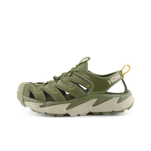 HOKA ONE ONE Hopara Series Hopara Дышащий И Износостойкий Пляжные сандалии Унисекс Зеленый
