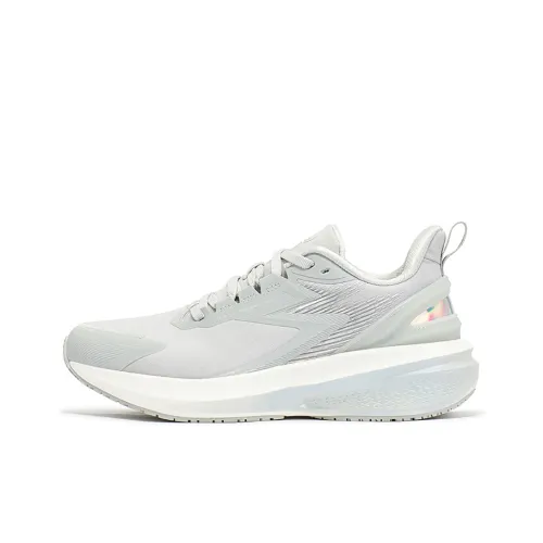 361° Rainy Day 7,0 Амортизация Водонепроницаемый Низкий Топ Беговые кроссовки Женские Фотонно-серый Перо-белый