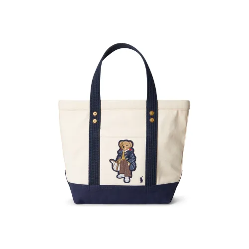 Polo Ralph Lauren Ткань Сумка Маленькая Женская Экрю